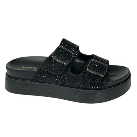 Klapki Damskie Goodin NF-7496 Czarne