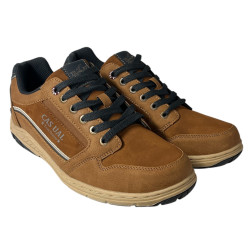 Półbuty Sneakersy Męskie EMAKS W5016-D Brąz