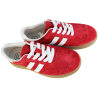 Sneakersy Damskie Filippo DP6764 Skóra Czerwony Zamsz