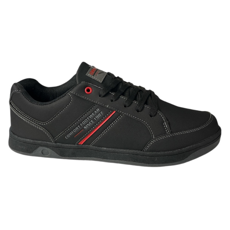 Półbuty Sneakersy Męskie Fashion 9AF-2304 Czarne