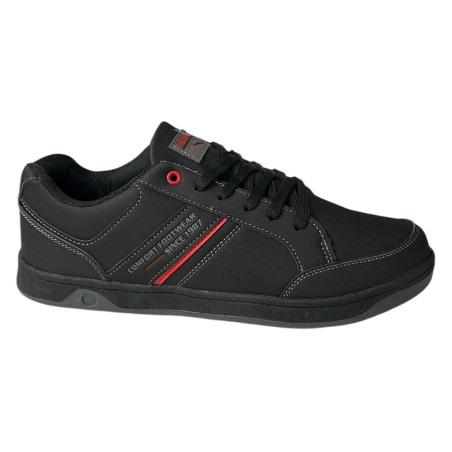 Półbuty Sneakersy Męskie Fashion 9AF-2304 Czarne