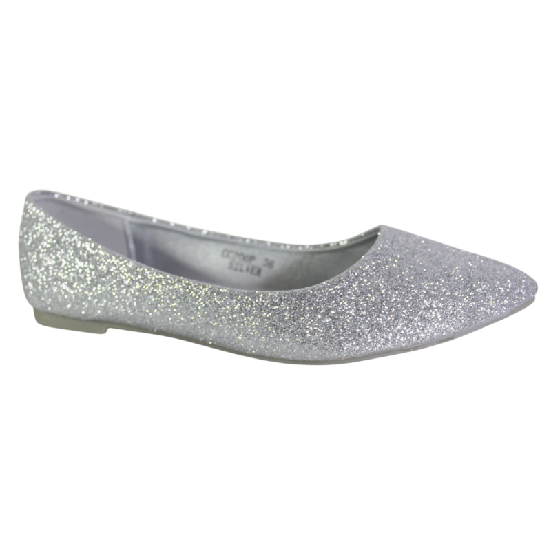 Balerinki Damskie Seastar CC200 Srebro