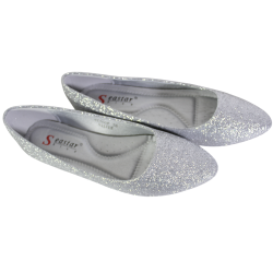 Balerinki Damskie Seastar CC200 Srebro