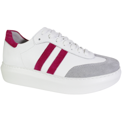 Sneakersy Damskie Kapma N1068S5 Skóra Białe Lico