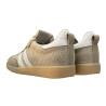 Sneakersy Półbuty Damskie GOODIN SZ-049 Skóra Beż Zamsz