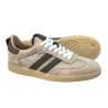 Sneakersy Półbuty Damskie GOODIN SZ-044 Skóra Brąz Zamsz