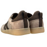 Sneakersy Półbuty Damskie GOODIN SZ-044 Skóra Brąz Zamsz