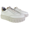 Sneakersy Damskie Simen 7630A Skóra Beż Lico