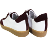 Sneakersy Damskie Simen 7291A Skóra Białe Lico
