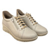 Półbuty Sneakersy Damskie Wasak 0703 Skóra Beż Lico