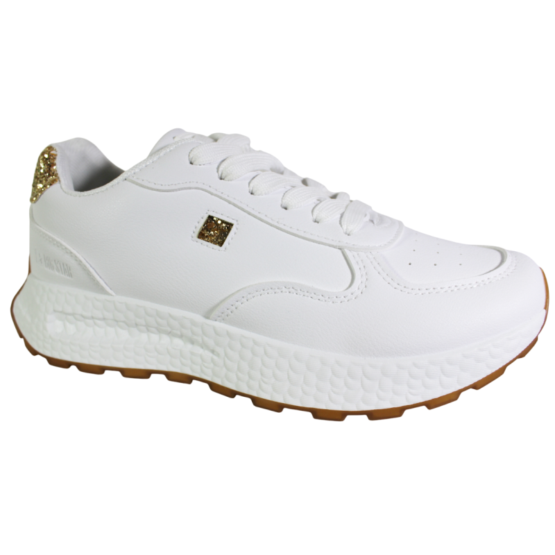 Sneakersy Damskie Big Star RR274490 Białe Lico