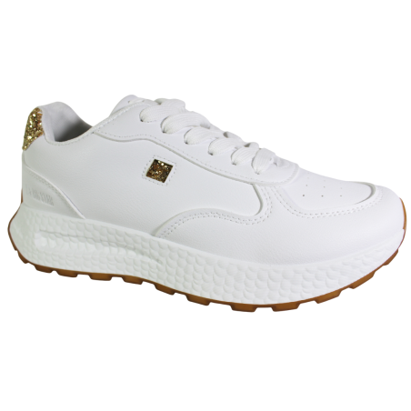 Sneakersy Damskie Big Star RR274490 Białe Lico