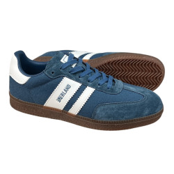 Sneakersy Męskie Everland GD-EV2404 R.41 Skóra Niebieski Zamsz