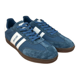Sneakersy Męskie Everland GD-EV2404 R.41 Skóra Niebieski Zamsz