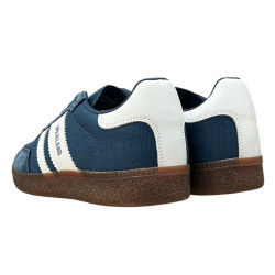 Sneakersy Męskie Everland GD-EV2404 R.41 Skóra Niebieski Zamsz