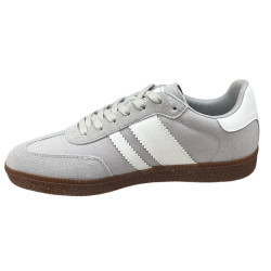 Sneakersy Męskie Everland GD-EV2404 R.41 Skóra Szary Zamsz