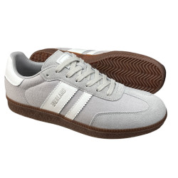 Sneakersy Męskie Everland GD-EV2404 R.41 Skóra Szary Zamsz