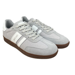Sneakersy Męskie Everland GD-EV2404 R.41 Skóra Szary Zamsz