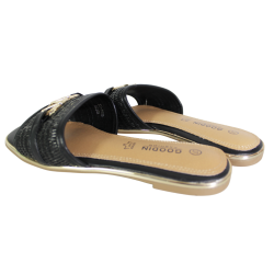 Klapki Damskie Goodin SY-7006 Czarne Lico