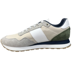 Sneakersy Męskie Everland GD-EV2403 Skóra Szary Zamsz