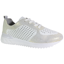 Sneakersy Damskie Artiker 56C1036 Skóra Białe Lico