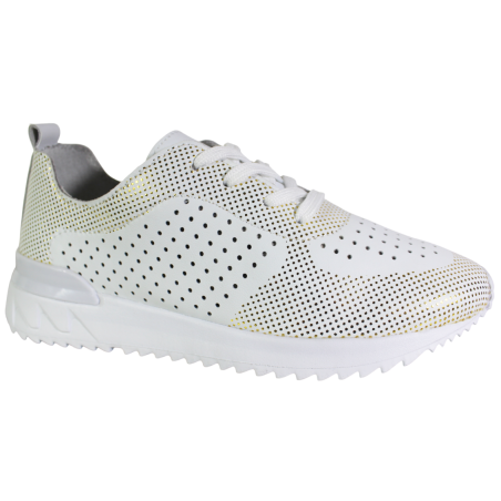 Sneakersy Damskie Artiker 56C1036 Skóra Białe Lico