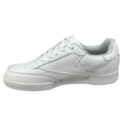 Sneakersy Męskie Everland EV-2402 Skóra Białe Lico