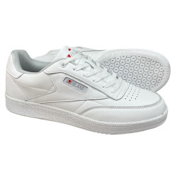 Sneakersy Męskie Everland EV-2402 Skóra Białe Lico