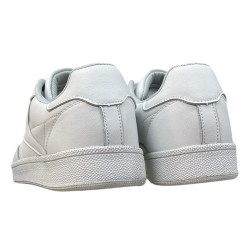 Sneakersy Męskie Everland EV-2402 Skóra Białe Lico