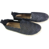 Espadryle Damskie Vinceza 13625 Czarne Ażurowe