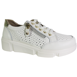 Sneakersy Damskie Filippo DP6702 Skóra Beż Lico