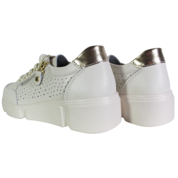 Sneakersy Damskie Filippo DP6702 Skóra Beż Lico