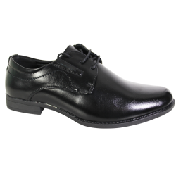 VGY MAX L514-1 buty młodzieżowe eleganckie czarne półbuty