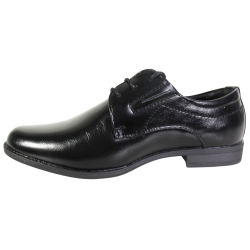 VGY MAX L514-1 buty młodzieżowe eleganckie czarne półbuty