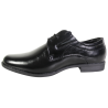 VGY MAX L514-1 buty młodzieżowe eleganckie czarne półbuty