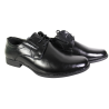 VGY MAX L514-1 buty młodzieżowe eleganckie czarne półbuty