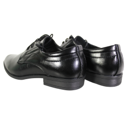 VGY MAX L514-1 buty młodzieżowe eleganckie czarne półbuty