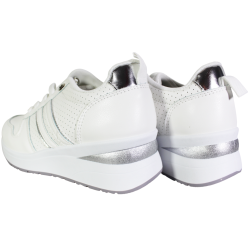 Sneakersy Damskie Haidra LL7785-2 Białe Lico