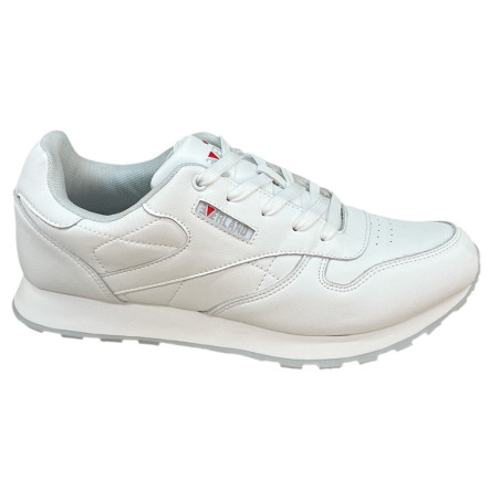 Sneakersy Męskie Everland GD-EV2401 Skóra Białe Lico