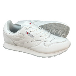 Sneakersy Męskie Everland GD-EV2401 Skóra Białe Lico
