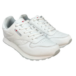 Sneakersy Męskie Everland GD-EV2401 Skóra Białe Lico