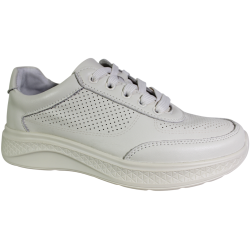 Sneakersy Damskie Goodin WN-4704 Skóra Beż Lico