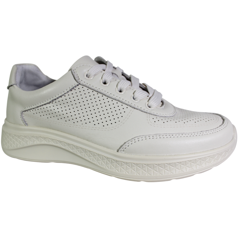 Sneakersy Damskie Goodin WN-4704 Skóra Beż Lico