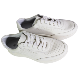 Sneakersy Damskie Goodin WN-4704 Skóra Beż Lico
