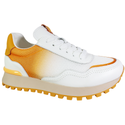Sneakersy Damskie Vinceza 66775 Skóra Białe Lico