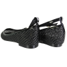 Baleriny Damskie Goodin GD-DO-180 Czarne Plecionka
