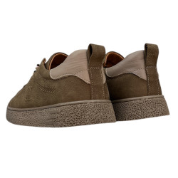 Półbuty Sneakersy W25-680 Męskie T.Sokolski J23-103 Skóra Beż Nubuk