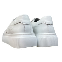 Sneakersy Półbuty Damskie GOODIN GD-LX1043  Skóra Biały Lico