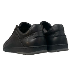 Półbuty Sneakersy Męskie Tapi 7395 Skóra Czarne Lico