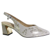 Sandały damskie Vinceza 66733 skóra złotosrebrne eleganckie